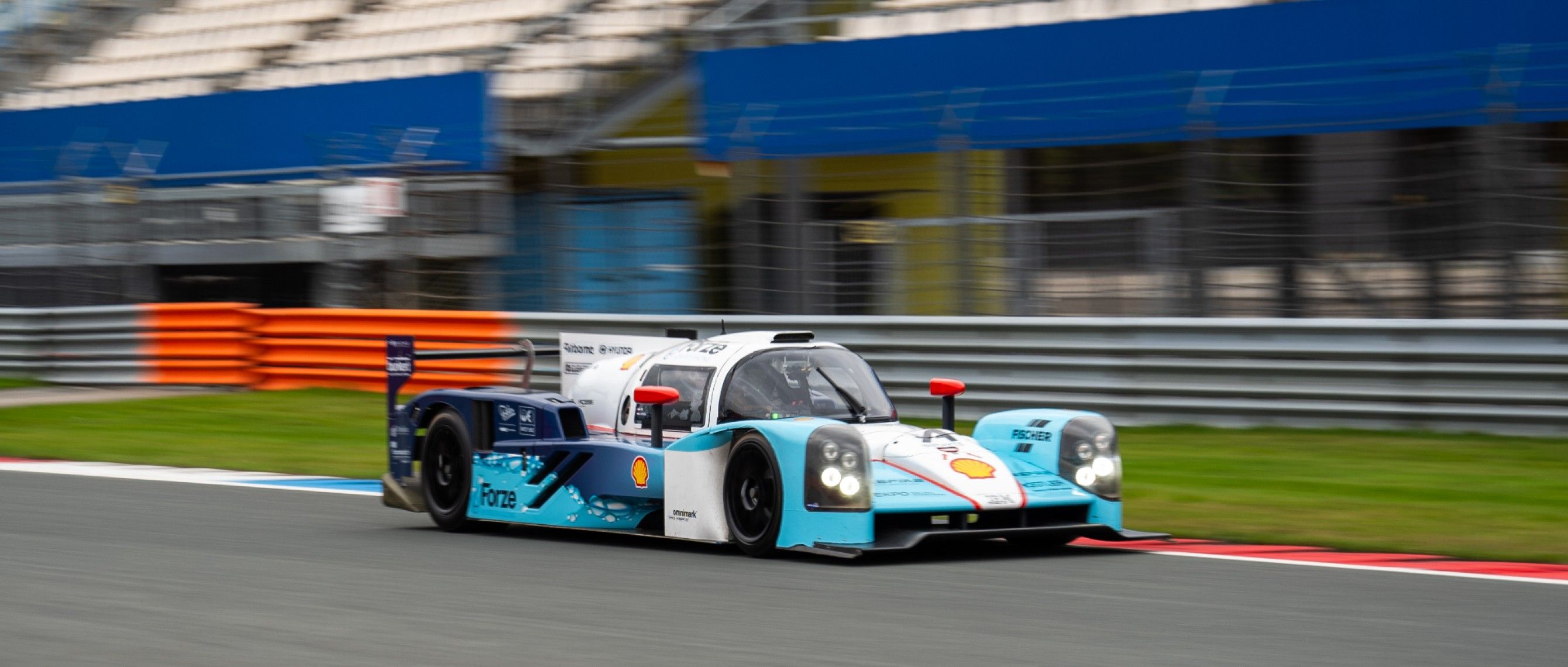 De Forze waterstof raceauto IX tijdens Jack's Racing Day, augustus 2025