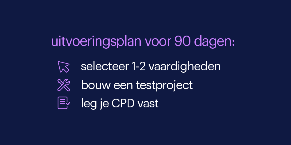 uitvoeringsplan voor 90 dagen