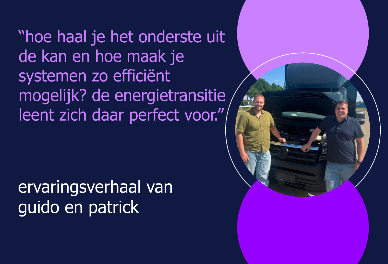 Engineers Guido en Patrick