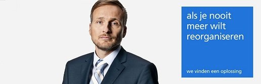 We vinden een oplossing: nooit meer reorganiseren