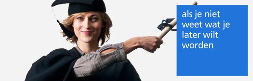 We vinden een oplossing: wat je later wil worden